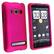 Front Standard. Fosmon - Rubberized Protective Case for HTC EVO 4G - Hot Pink.