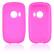 Front Standard. Fosmon - Translucent Silicone Case For Huawei M835 - Pink.