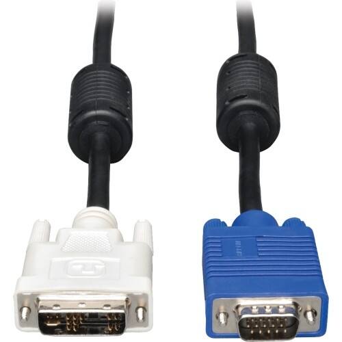 Front Standard. Tripp Lite - Coaxial DVI/VGA Cable - Black.