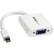 Front Standard. Startech - Mini DisplayPort to VGA Video Adapter Converter - White.