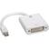 Front Standard. V7 - Displayport/DVI Cable - White.