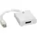 Front Standard. V7 - Displayport/HDMI Cable - White.