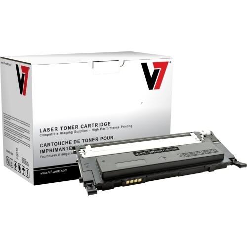 Front Standard. V7 - Toner Cartridge - Remanufactured for Dell (330-3012, 330-3578) - Black.