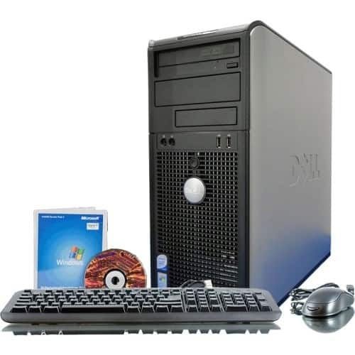 Front Standard. Dell - Optiplex Desktop Computer - 2 GB Memory - 400 GB Hard Drive.