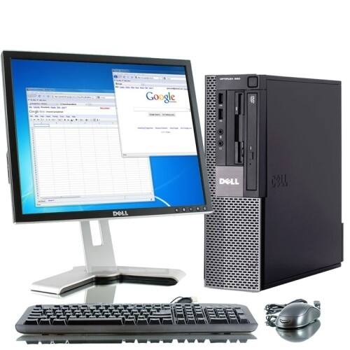 Front Standard. Dell - 19" Optiplex Desktop Computer - 4 GB Memory - 400 GB Hard Drive.