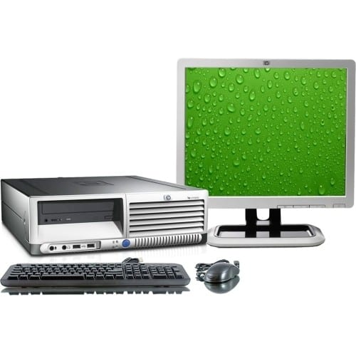 Front Standard. Compaq - 19" Business Desktop Desktop Computer - 2 GB Memory - 80 GB Hard Drive.