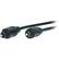 Front Large. Comprehensive - Standard Fiber Optic Audio Cable - Black.