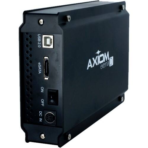 Front Standard. Axiom - External-D 3 TB 3.5" External Hard Drive.