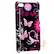 Front Large. eForCity - Flower Butterfly Snap On Case+Colorful Diamond Screen Protector Compatible With Apple iPod touch 4.