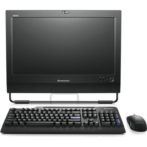 Front Standard. Lenovo - 20" ThinkCentre All-in-One Computer - 2 GB Memory - 250 GB Hard Drive - Business Black.