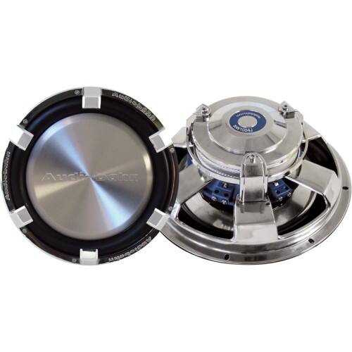 Front Standard. Audiobahn - 10.38" Woofer - Silver.