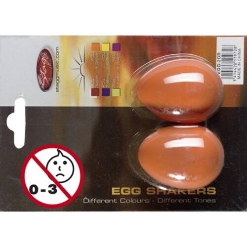 Front Standard. Stagg Music - Egg Shaker - Orange.