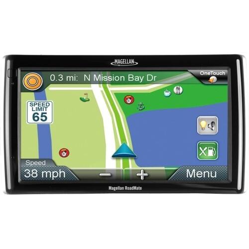 Front Standard. Magellan - 7" Automobile GPS Navigation System/Monitor with Bluetooth.