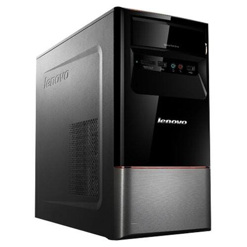 Front Standard. Lenovo - IdeaCentre Desktop Computer - 4 GB Memory - 500 GB Hard Drive.
