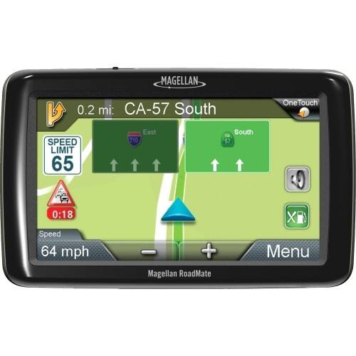 Front Standard. Magellan - RoadMate 5" Automobile Portable GPS Navigator.