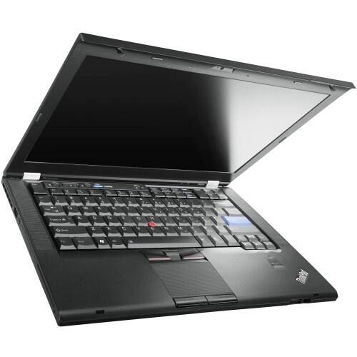 Front Standard. Lenovo - 14" ThinkPad Notebook - 4 GB Memory and 160 GB Solid State Drive - Black.