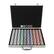 Front Standard. Trademark Global - Trademark Poker 1000 Chips Ace King Suited 11.5g Poker Set with Aluminum Case.