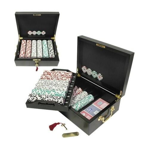 Front Standard. Trademark - Poker chip set.