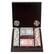 Front Standard. Trademark - Trademark Poker 100 Chips 11.5g 4 Aces Poker Set with Mahogany Case.