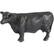 Front Large. Safari - Farm Angus Cow - Black.