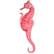 Front Large. Safari - Incredible Creatures Seahorse Father with Baby - Red.