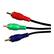 Front Standard. Comprehensive - Standard Series General Purpose 3 RCA Component Video Cable 12ft.