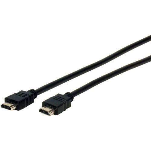 Front Standard. Comprehensive - HR Pro HDMI Audio/Video Cable - Black.