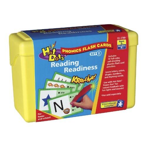Front Standard. Hot Dots - Phonics Activity Cards, Reading Readiness.