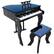 Front Standard. Schoenhut - 37 Key Elite Baby Grand.
