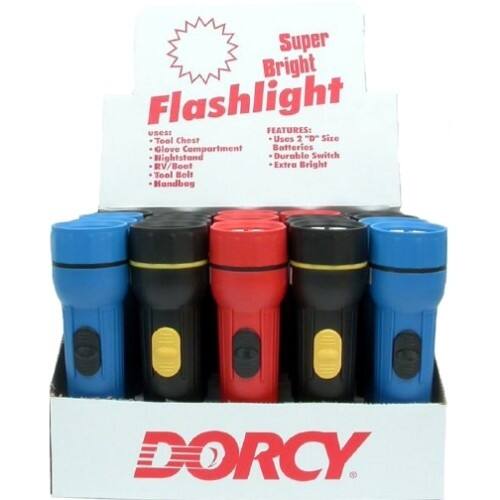 Front Standard. Dorcy - 20PC - 2D Deluxe Flashlight Display.