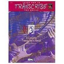 Front Large. Alfred - Learn How to Transcribe for Guitar: A Complete Transcriber's Manual.