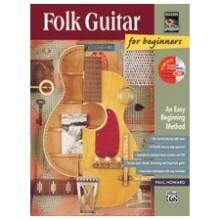 Front Large. Alfred - Folk Guitar for Beginners: An Easy Beginning Method.