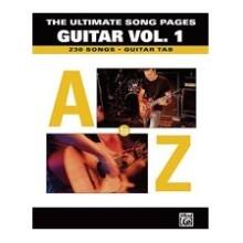 Front Large. Alfred - The Ultimate Song Pages Guitar Vol. 1: A to Z: 230 Songs.