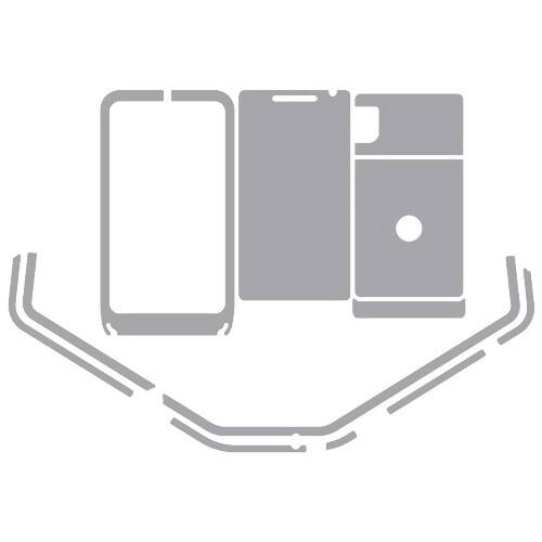 Front Standard. Wrapsol - Ultra Drop Scratch Protection Film for Motorola DROID 2.