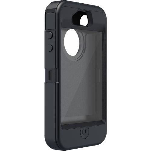 Front Standard. Wireless Xcessories - Digi Military Camo Case, Blizzard/Black. for Apple iPhone 4 - Blizzard Camo/Black.