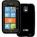 Front Large. Empire - Silicone Skin Case for Samsung Focus S I937 - Black.