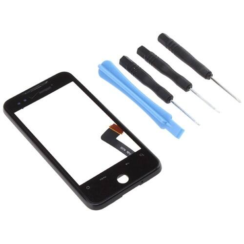 Front Standard. AGPtek - Digitizer Bundle Touch Screen Digitizer Cover Frame for Verizon HTC Droid Incredible 4 Tools.