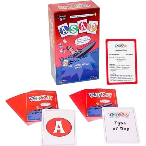 Front Standard. University Games - ASAP Card Game.