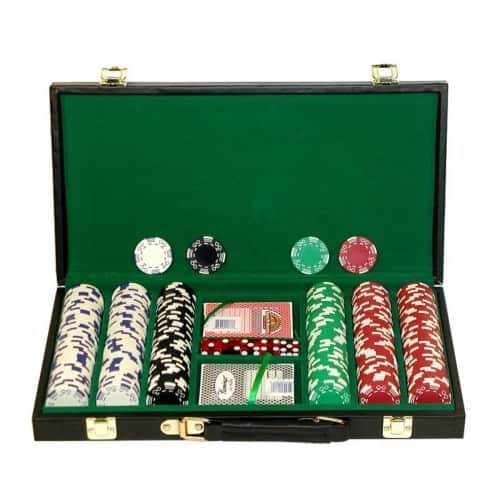 Front Standard. Trademark - Trademark Poker 300 Chips 11.5g Royal Suited Set with Vinyl Case.