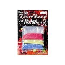 Front Large. DuneCraft - Space Sand 6 oz - 3 Pack - Blue, Red, Yellow.
