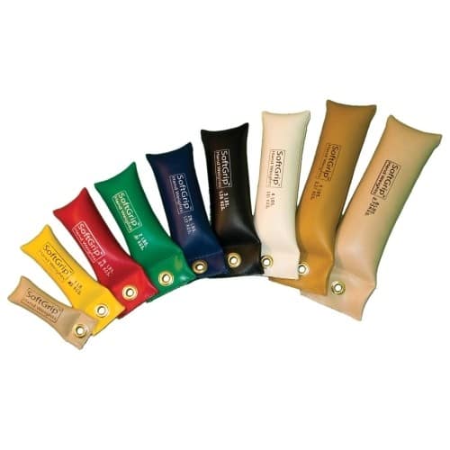 Front Standard. Cando - SoftGrip Flexible Hand Weight, 5 Pound - Gold.