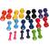 Front Standard. Cando - Standard Vinyl-Coated Iron Dumbell Set (20 pieces) 2 ea. 1-10 lbs..
