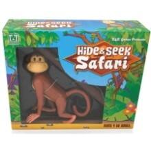 Front Large. R&R Games - Hide / Seek Safari  Monkey Toy.
