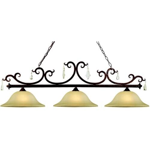 Front Standard. Z-Lite - Santa Maria Ceiling Lamp.