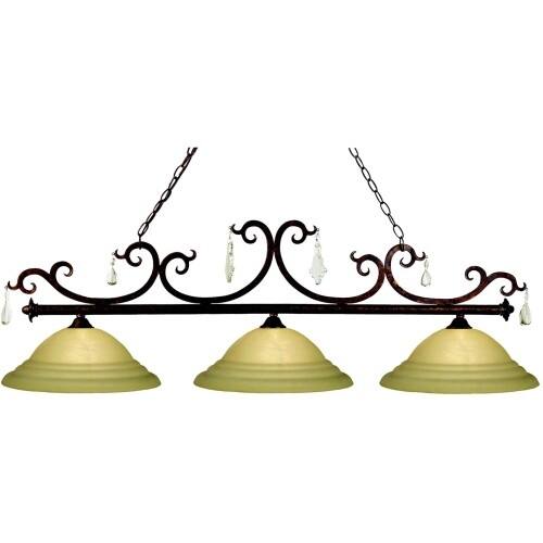 Front Standard. Z-Lite - Santa Maria Ceiling Lamp.