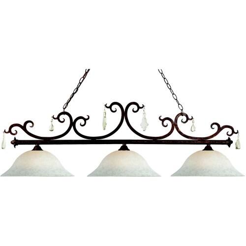 Front Standard. Z-Lite - Santa Maria Ceiling Lamp.