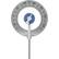 Front Large. La Crosse Technology - 101-147 Large Round Garden Thermometer.