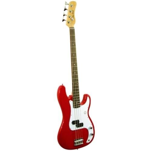 Front Standard. Main Street Guitars - Bass Guitar - Red.