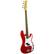 Front Standard. Main Street Guitars - Bass Guitar - Red.