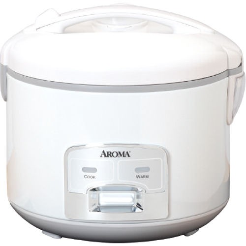 Best Buy: Aroma 8-Cup Rice Cooker and Warmer Stainless-Steel ARC914SB